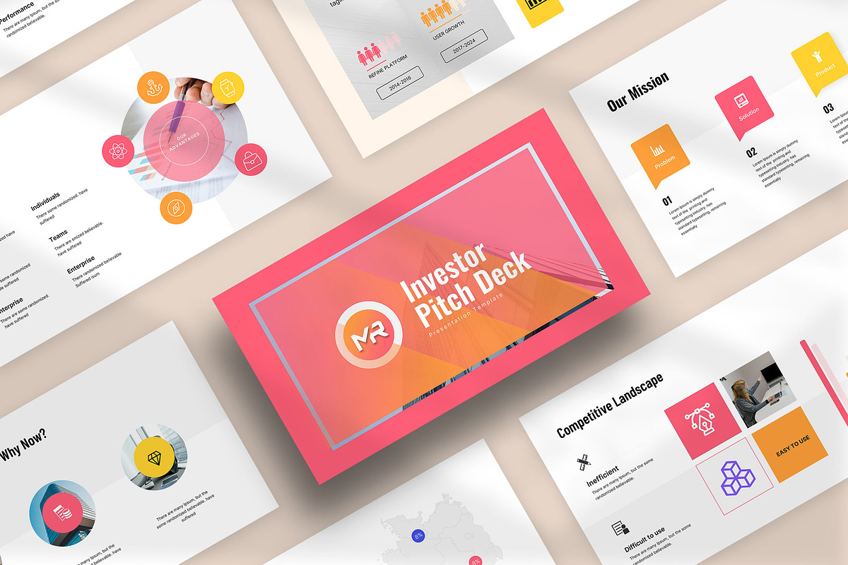 Pitch Deck Presentation, a Presentation Template by KreateTribe (Photo 3 of 5)