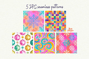 Groovy Disco Christmas, a Seasonal Illustration by Anna Design Studio (Thumbnail 5 of 12)