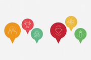Food value icons package, an Outline Icon by Vineta Rendon (Thumbnail 11 of 12)