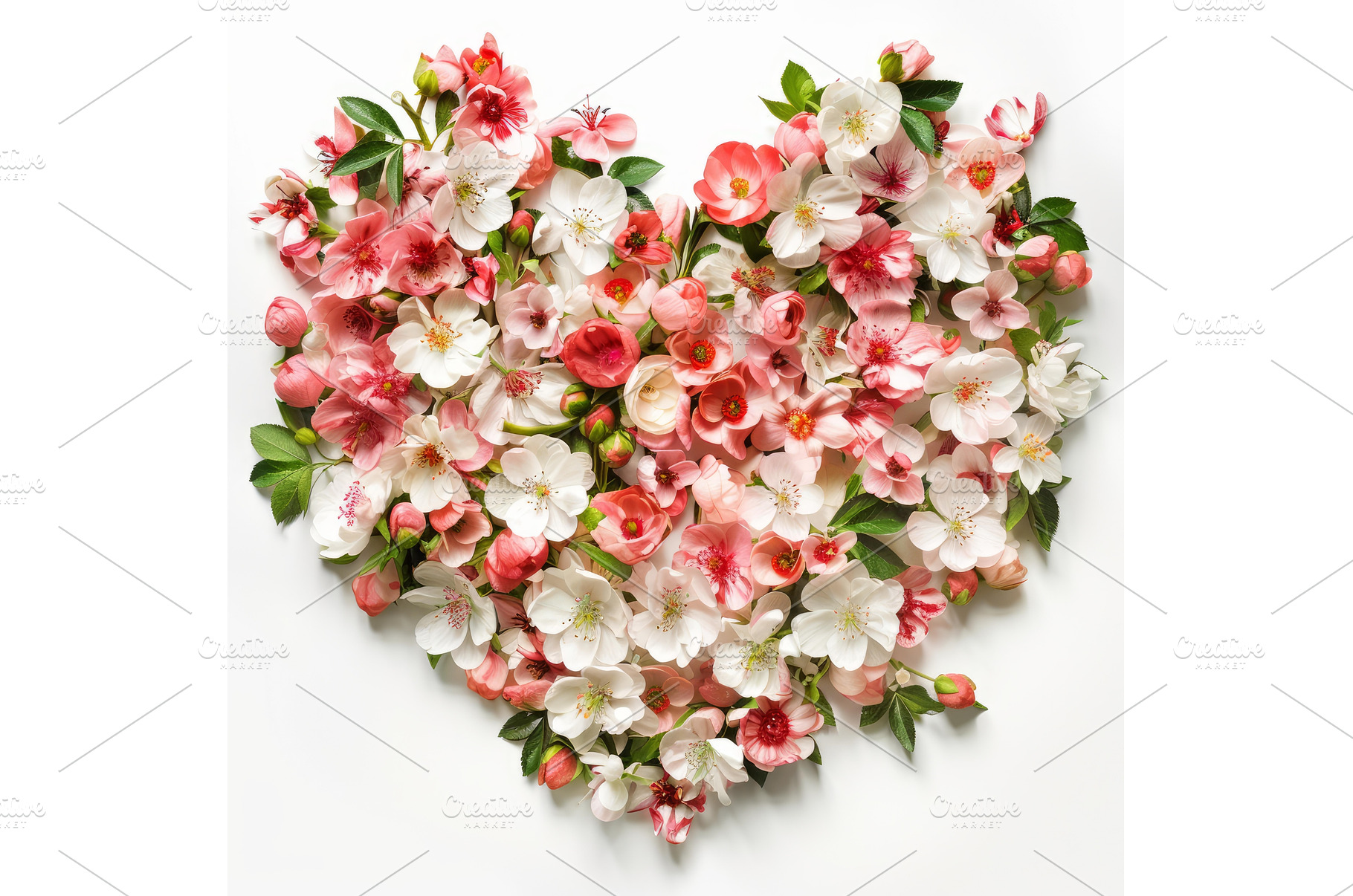 Beautiful heart shaped floral, a Nature Photo by Ylivdesign