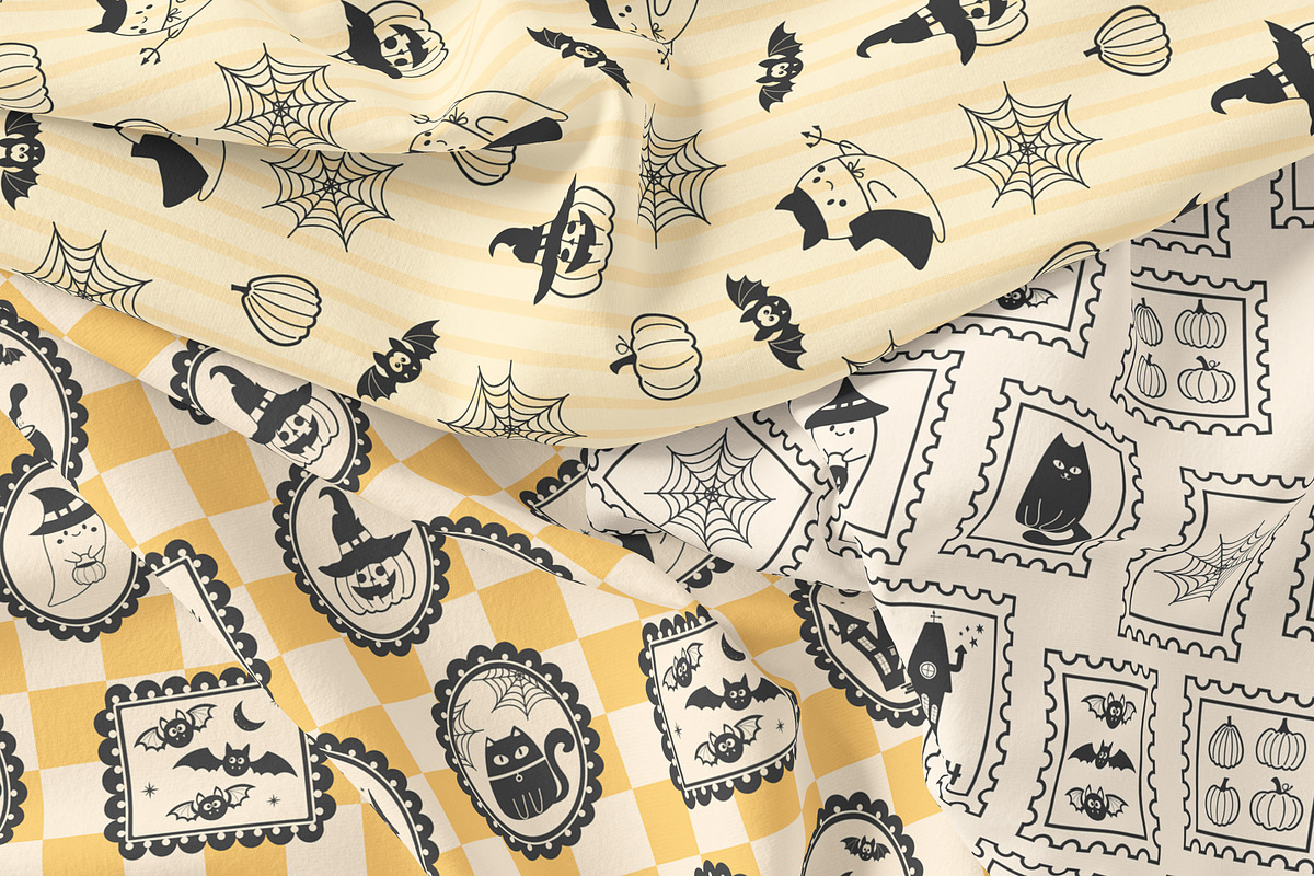 50 Halloween seamless patterns, a Pattern Graphic by EltaMaxArt (Photo 8 of 15)