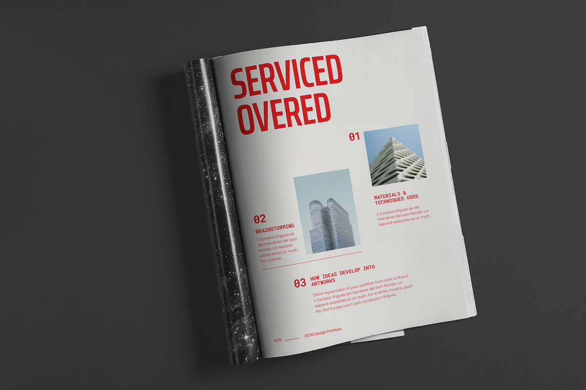 Clean Minimalist Portfolio preview 3