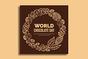Chocolate Day Social Media Banner, a Social Media Template by nandinigraphics (Thumbnail 4 of 5)