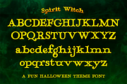 Spirit Witch - A Fun Halloween Font, a Handwritten Font by Pandeka Studio (Thumbnail 7 of 9)