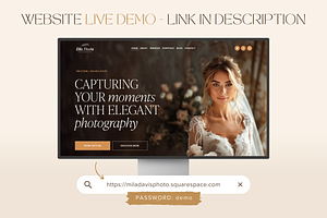 Squarespace Template Photographers