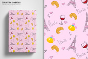 Country Symbols Seamless Patterns, a Pattern Graphic by 3Y_Design (Thumbnail 5 of 6)