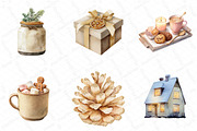 Aesthetic Christmas Clipart, an Illustration by DreamPrint404 (Thumbnail 5 of 5)