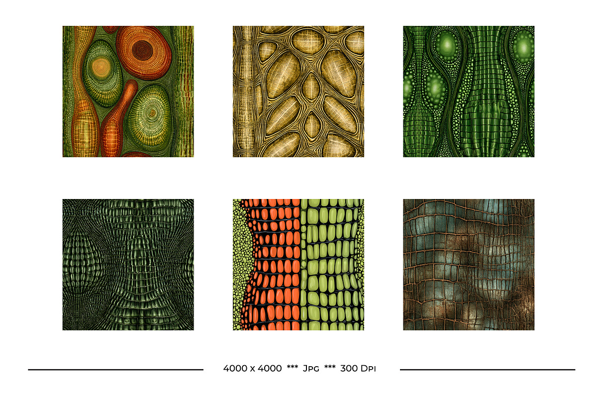 Crocodile or Alligator Skin Patterns, a Pattern Graphic by karenfoleyphoto (Photo 5 of 9)