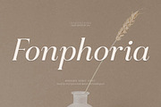 Fonphoria - Modern Serif Font, a Serif Font by Storytype Studio (Thumbnail 1 of 15)