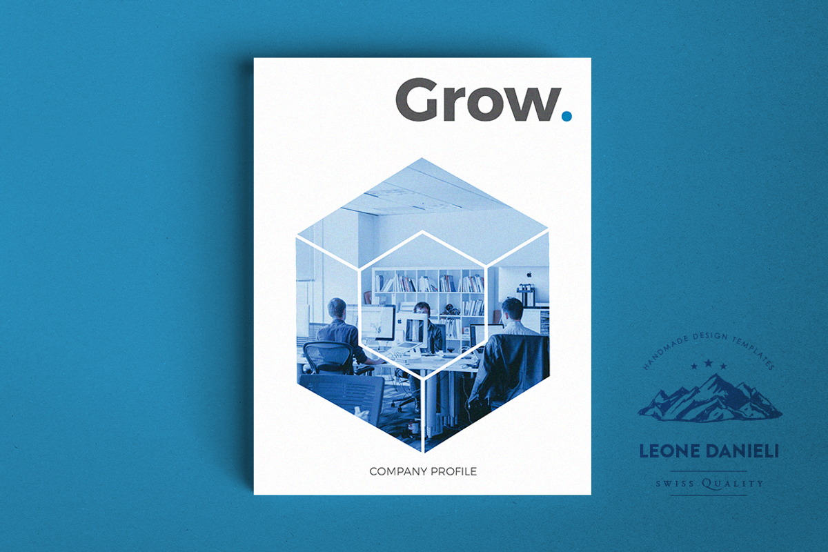 Grow. Company Profile, a Brochure Template by Boris Cupac (Photo 1 of 17)