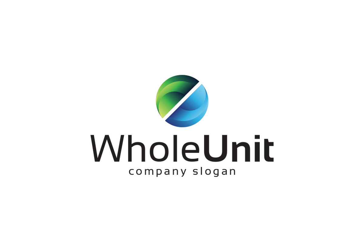 Whole Unit Logo, a Branding & Logo Template by EmilGuseinov