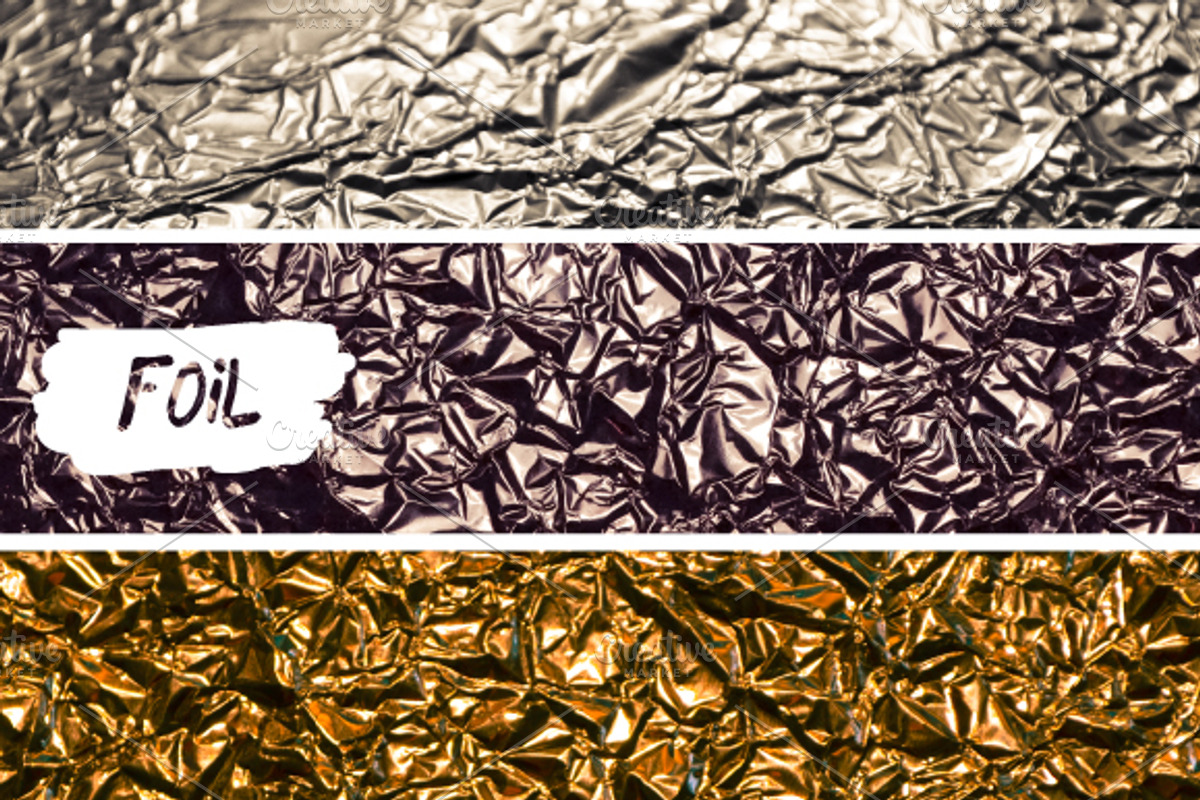 3 Foil textures background, a Texture Graphic by LaKu (Photo 2 of 2)