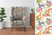 Zebra and Giraffe Patterns, a Pattern Graphic by MitrushovaArt (Thumbnail 2 of 11)