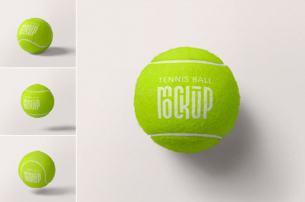 Tennis Ball Mockup, a Product Mockup by MockupCraft