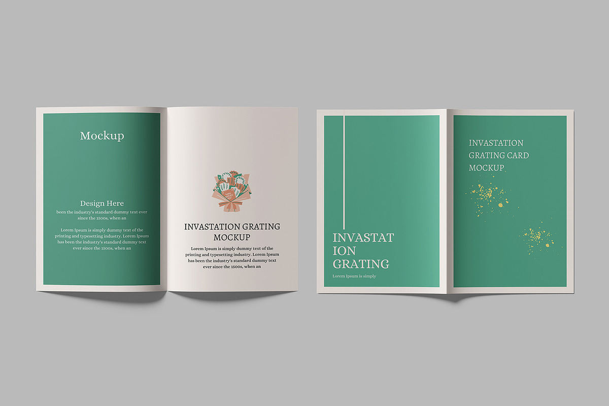 Invitation & Greeting Card Mockups, a Print Template by Difa Design (Photo 7 of 11)