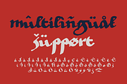 Riga Blackletter, a Blackletter Font by kaer_shop (Thumbnail 11 of 13)