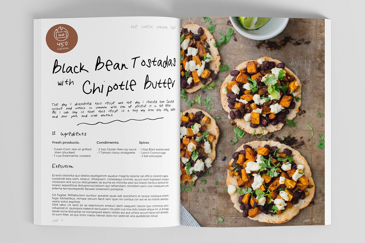 32 Pages Cool CookBook Magazine, a Magazine Template by DeLaGranSiete (Photo 5 of 11)