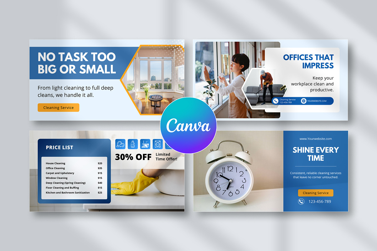 Cleaning Business Facebook Design preview 8