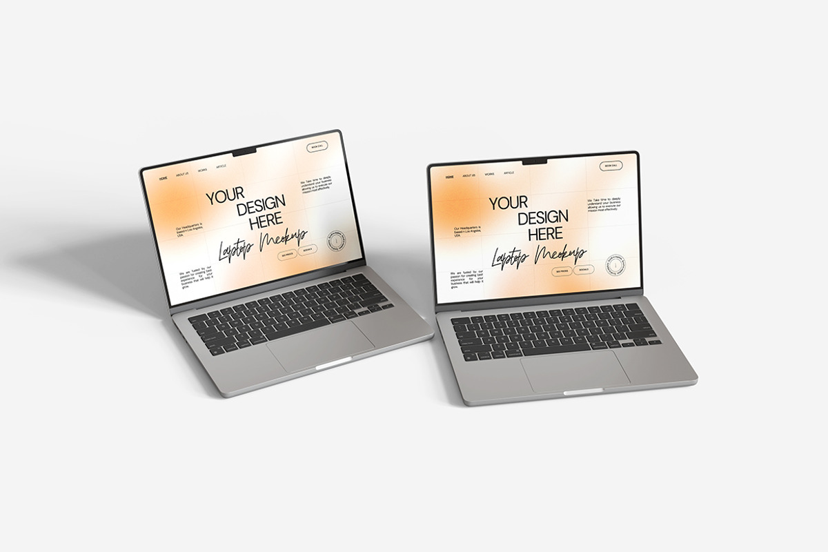 Laptop Mockup, a Mac Mockup by MrLetters (Photo 2 of 5)