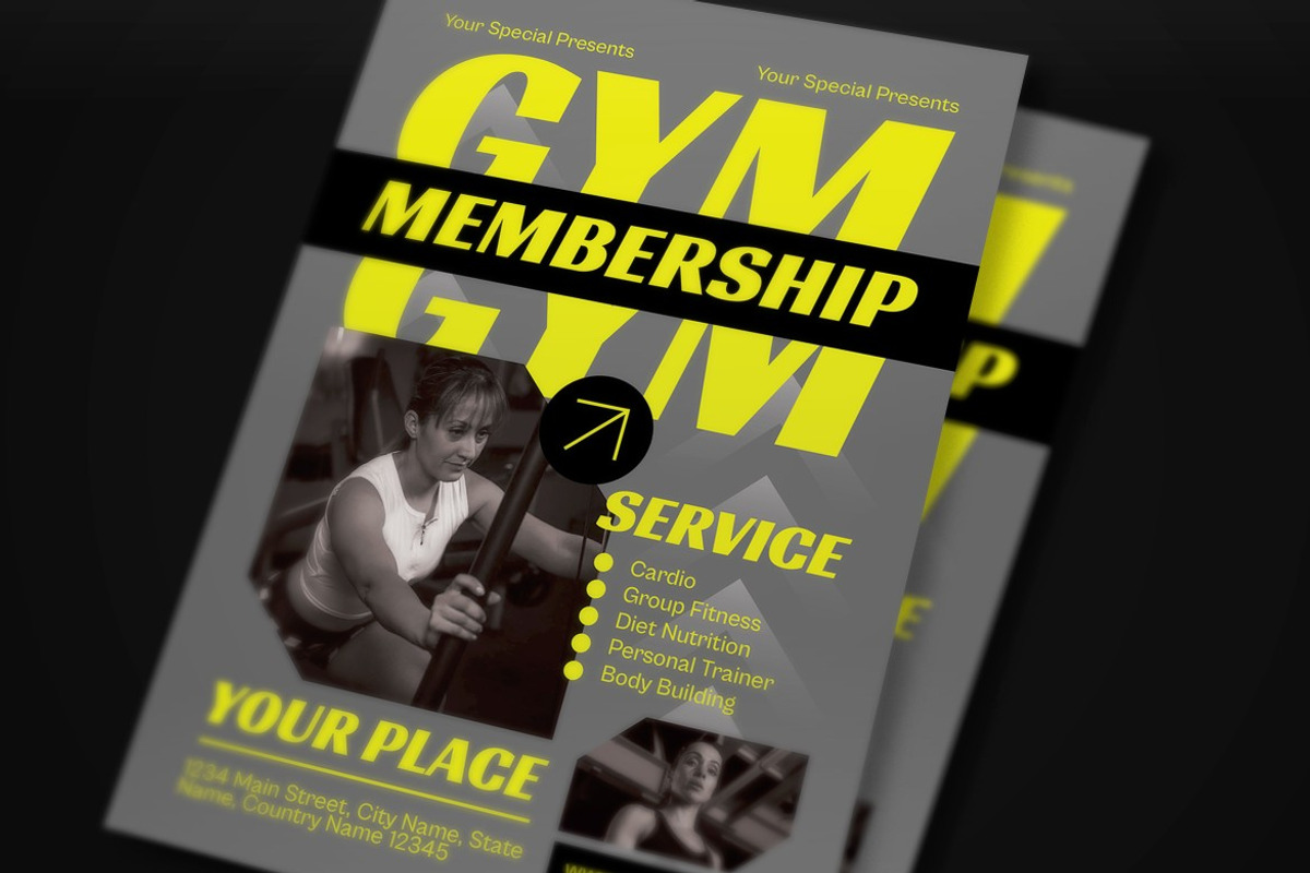 Gym Membership Flyer preview 2