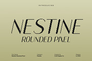 Nestine Rounded Pixel, a Sans Serif Font by Craft Supply Co. (Thumbnail 1 of 8)