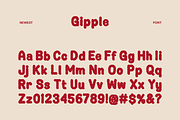 Gipple - Gummy Bold Font, a Sans Serif Font by Pandeka Studio (Thumbnail 9 of 9)