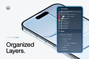 iPhone Air - 24 Mockups Scenes, an iPhone Mockup by Asylab (Thumbnail 6 of 62)