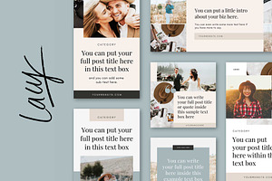 Lacy Social Media Templates