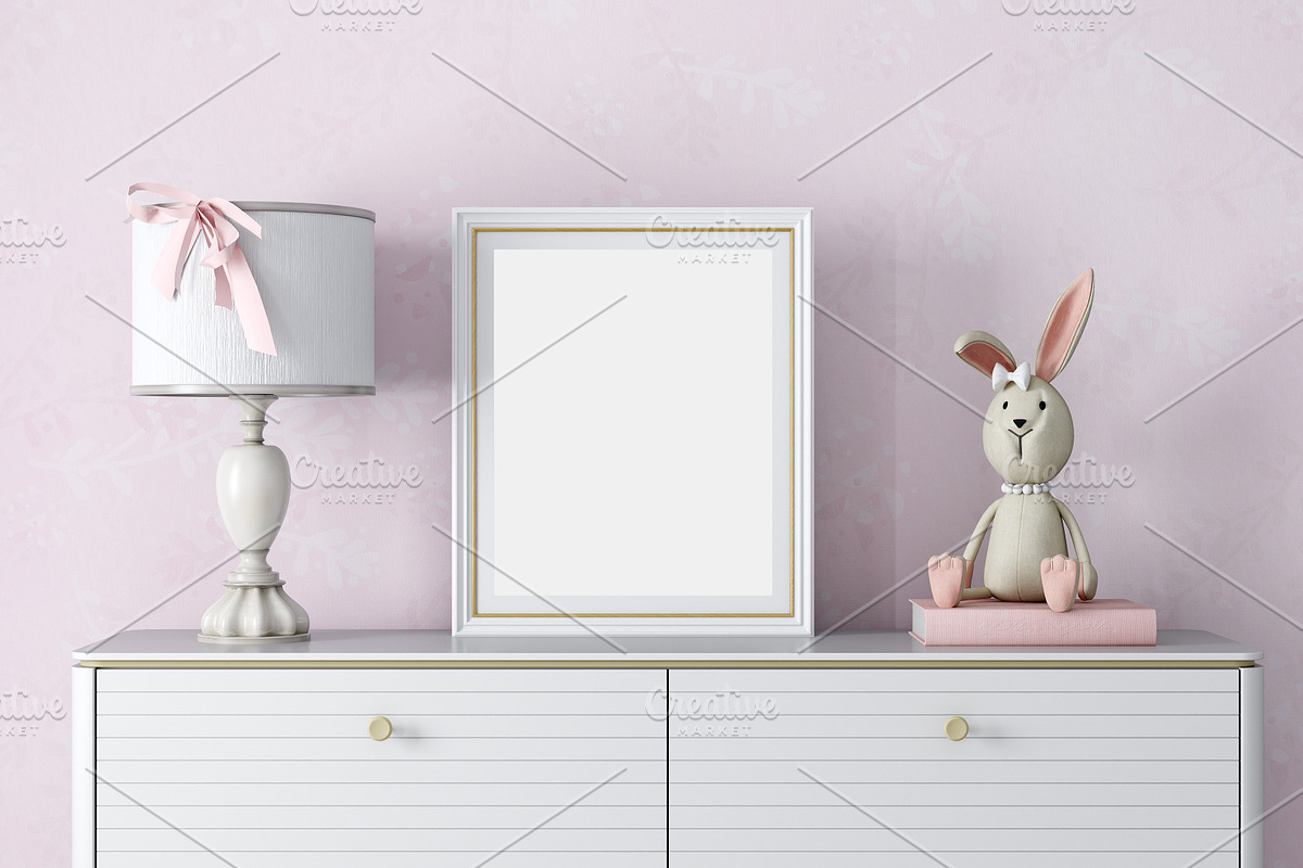 Frame Mockup Bundle Kids - 14, a Print Template by Mockup Shop (Photo 17 of 21)