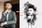Canvas Artistic Portrait Effects, an Action Add-On by MRI STUDIO (Thumbnail 7 of 15)