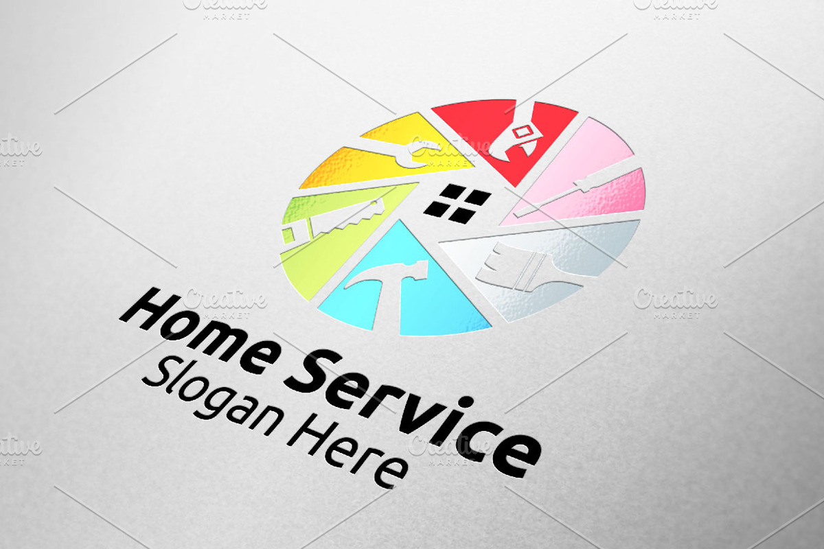 40 Home Service Logo Bundle, a Branding & Logo Template by denayunebgt
