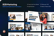 B2B Marketing Business PowerPoint, a Presentation Template by SquidPixey (Thumbnail 1 of 7)