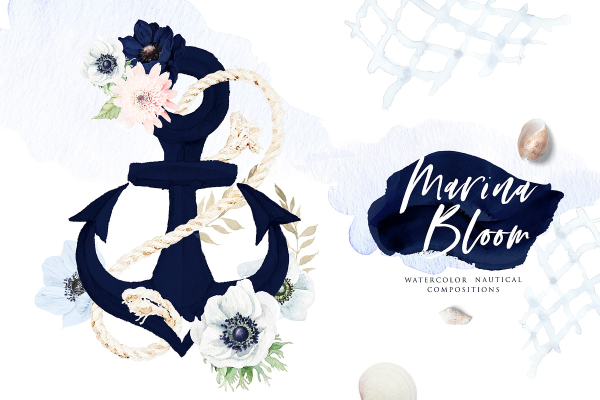 Marina Bloom - Nautical Graphic Set, an Object Graphic by studioequinox (Photo 16 of 23)