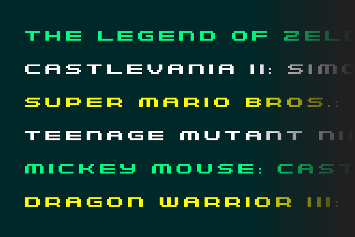 Zvezda Pixel Typeface