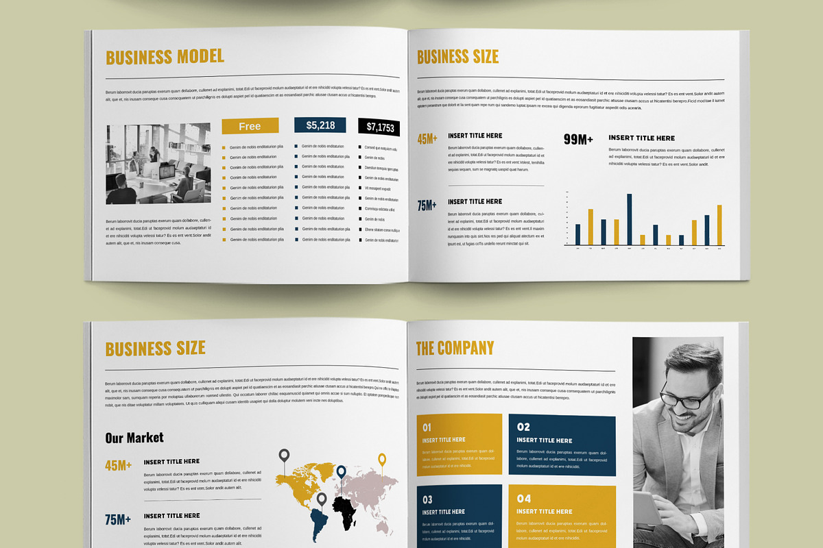 Pitch Deek Template  Landscape, a Brochure Template by ContestDesign (Photo 5 of 5)
