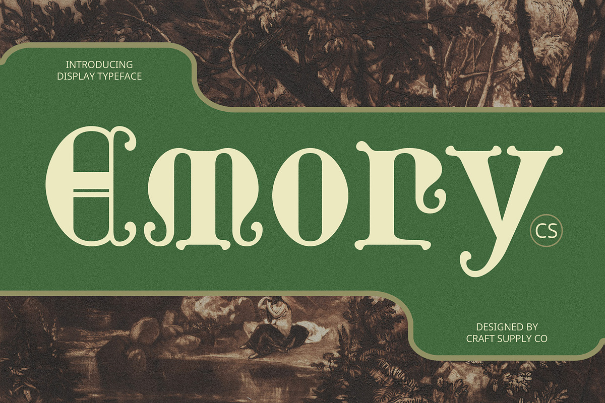 CS Emory – Gothic Uncial Font, a Sans Serif Font by Craft Supply Co. (Photo 1 of 8)
