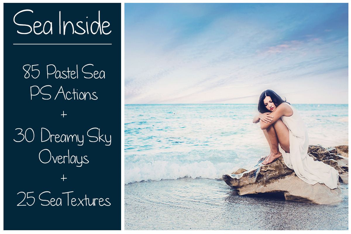 Sea Bundle - Pastel Dreamy Sea, an Action Add-On by LovePhotoMoment (Photo 1 of 20)
