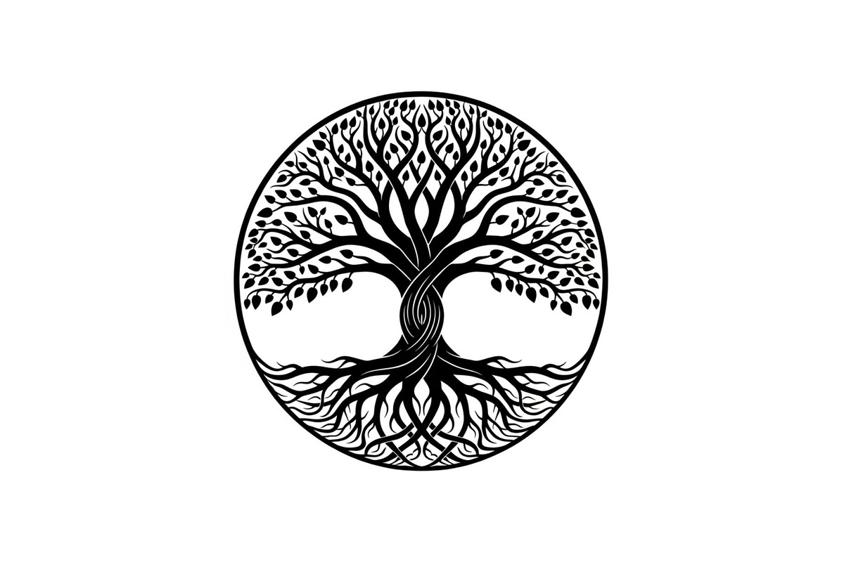 Tree of Life Circle SVG Bundle, an Illustration by Gfx_Store (Photo 4 of 50)