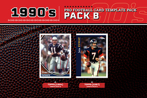 Pro Football Card Templates