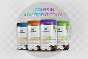 Realistic Protein Bottle, a Product Mockup by Black.dot™ (Thumbnail 2 of 2)