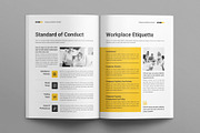 Employee Handbook Template, a Brochure Template by E-Type (Thumbnail 6 of 9)