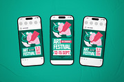 Art Festival Event Flyer Set, a Flyer Template by The Good Store (Thumbnail 2 of 2)