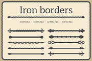 Iron borders, an Object Graphic by Woters little shop (Thumbnail 1 of 3)