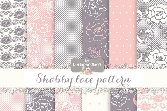 Shabby lace pattern preview 2