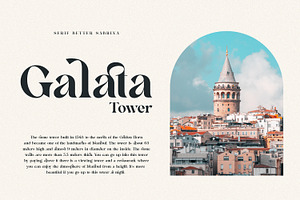 Better Sabrina Modern Serif