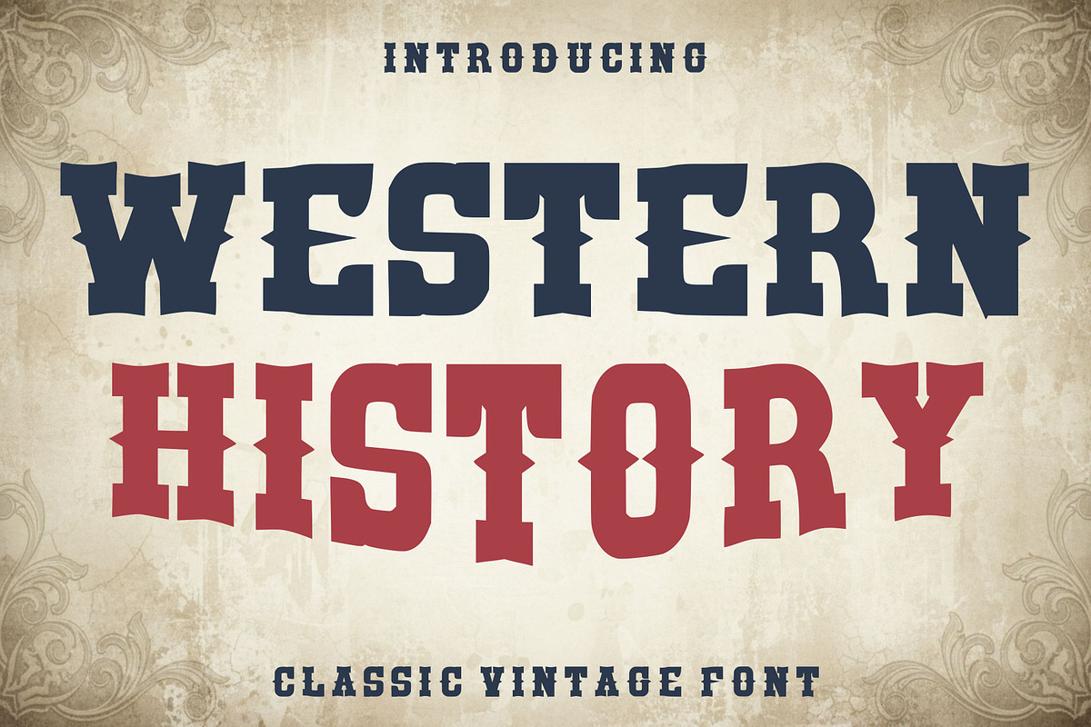 Western History, a Slab Serif Font by Limited.studio (Photo 1 of 7)