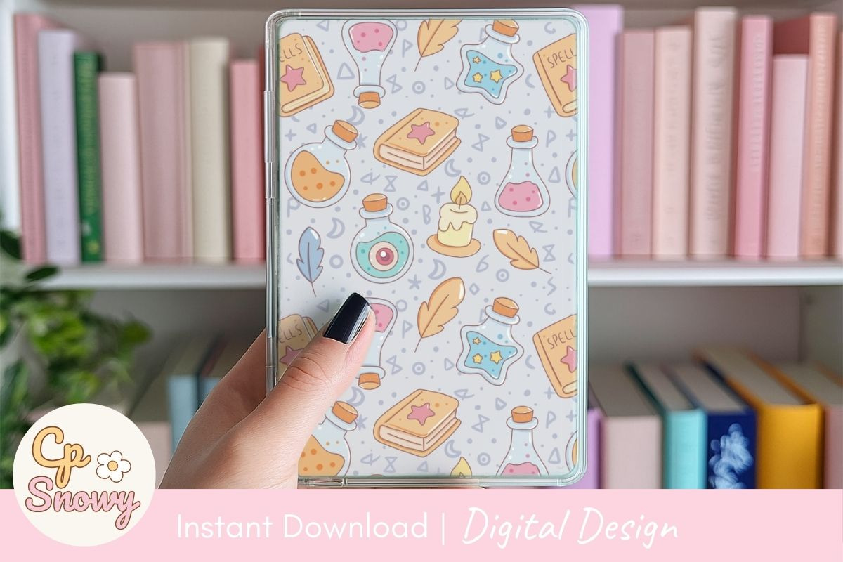 Cute Seamless Pattern Pastel Magic, a Texture Illustration by CpSnowy (Photo 4 of 5)