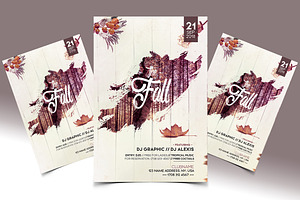 The Fall - PSD Flyer Template