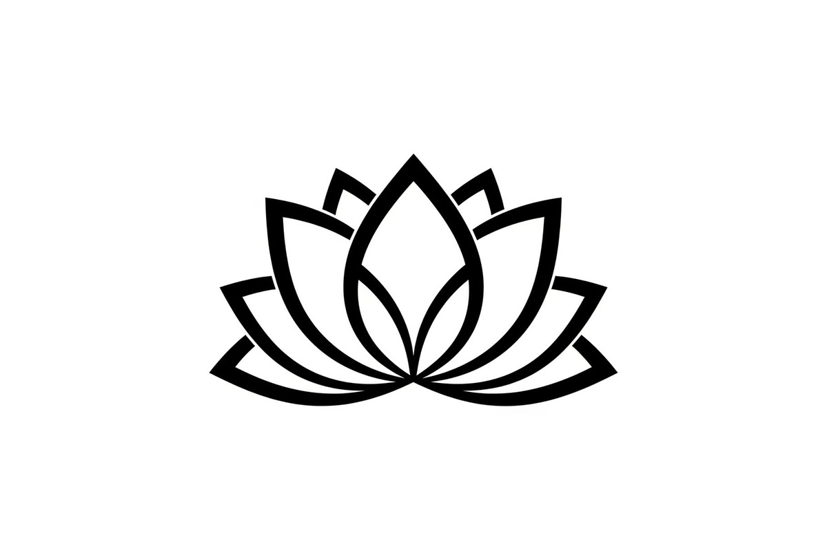 Lotus Flower Vector Icon Bundle, an Illustration by yasushie (Photo 30 of 51)