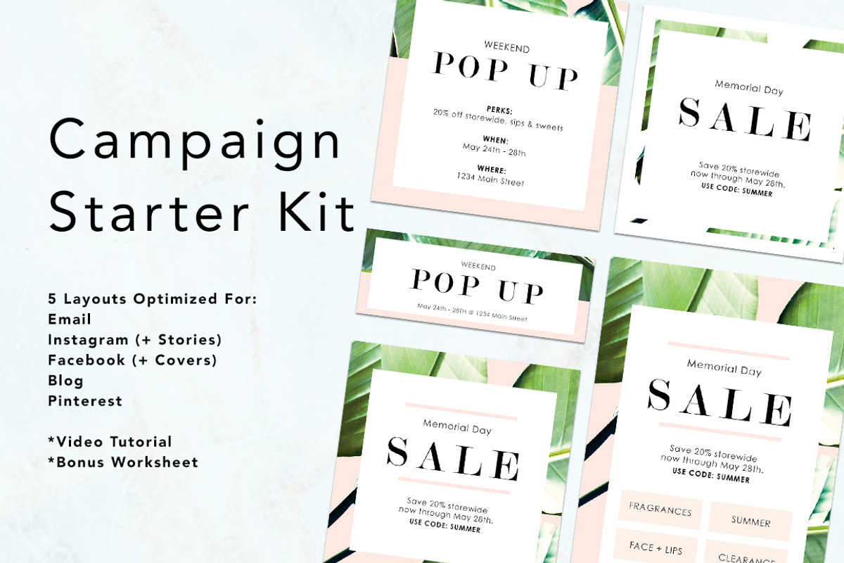 Palm Beach Campaign Starter Kit, an Email Template by Edit & Go Templates (Photo 1 of 4)